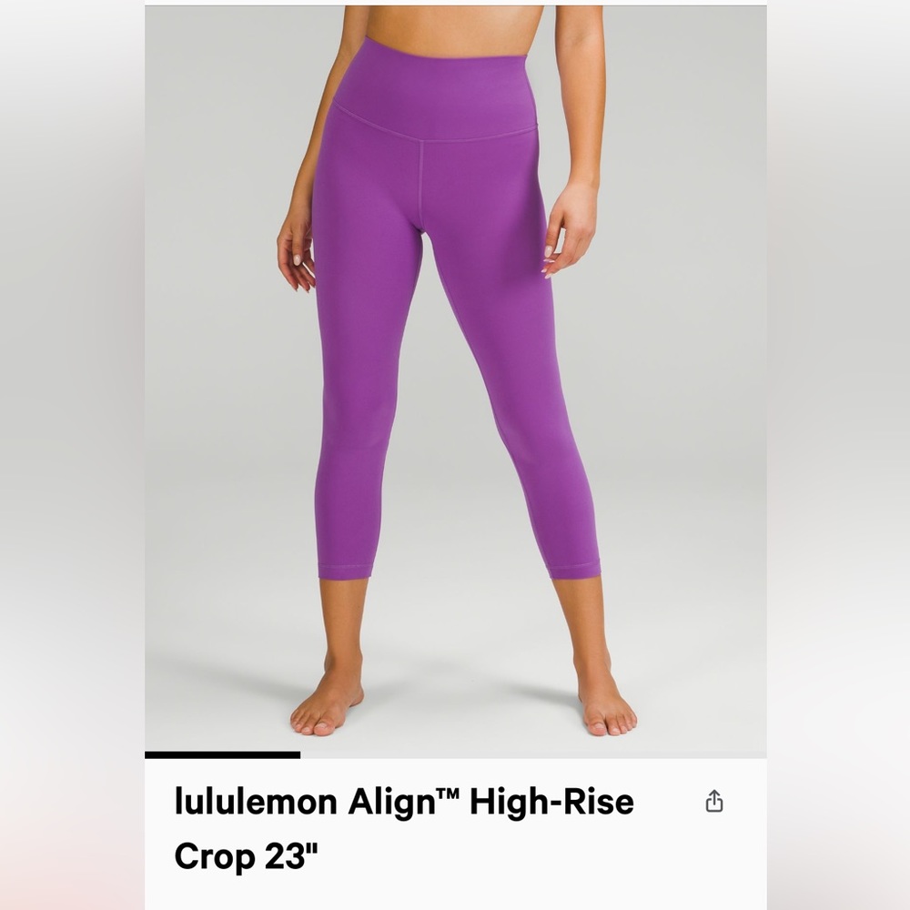 BNWT lululemon align crop 8